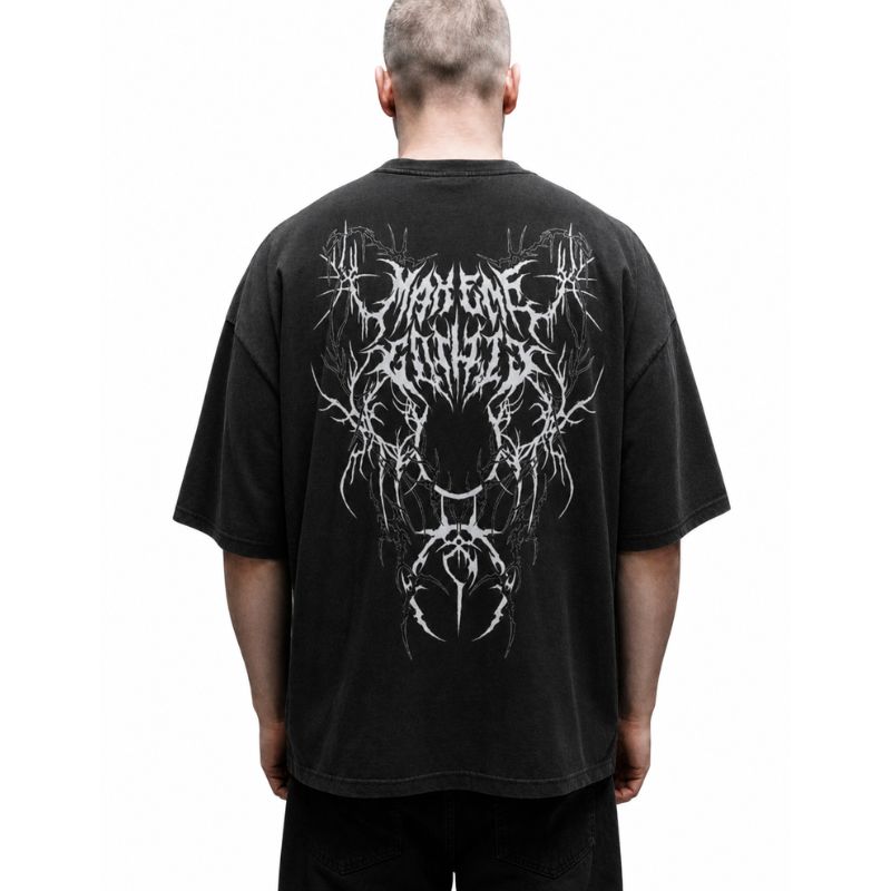 Maniac Gothic Black Metal T-Shirt