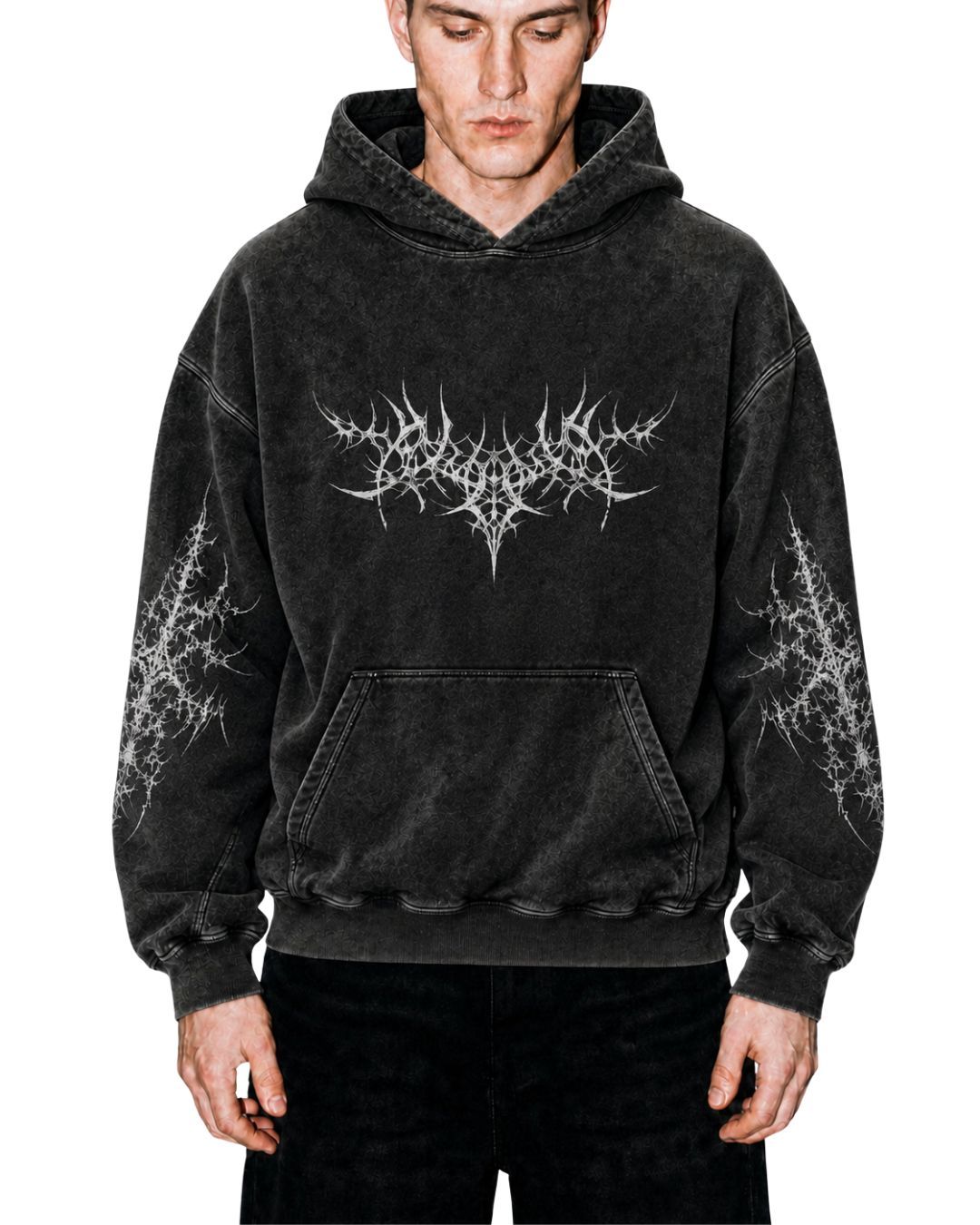 Spiked Cyber Sigilism Hoodie