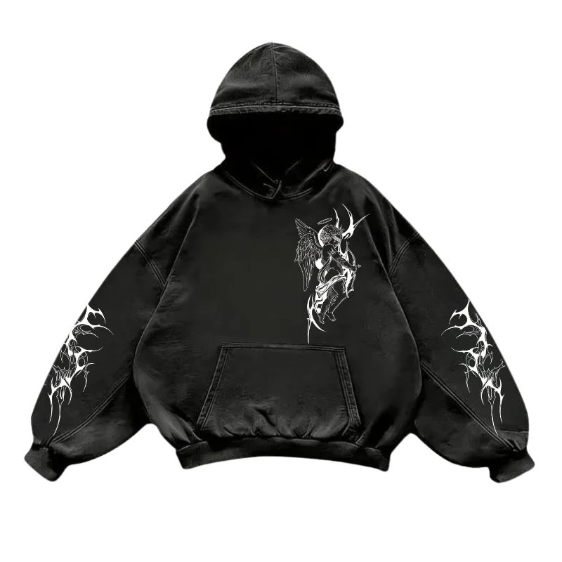 nitechapel-blindfolded-cupid-washed-hoodie-vintage-black-front