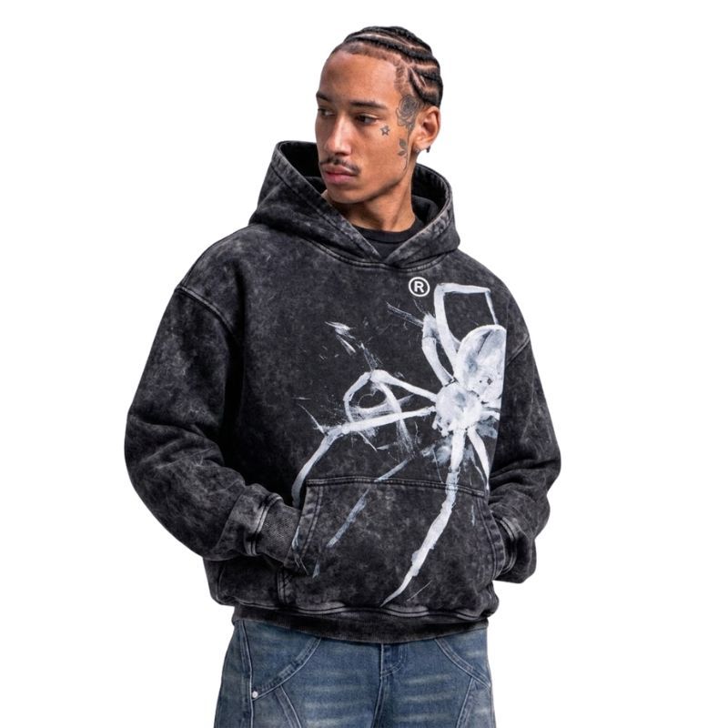 Giant Grunge Spider Hoodie
