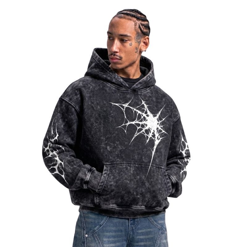 Arachnid Sigil Washed Hoodie