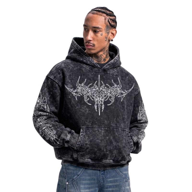 Cyber Sigil Spine Hoodie