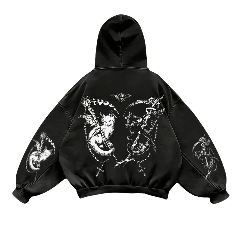 nitechapel-twin-grim-feline-washed-hoodie-vintage-black-back