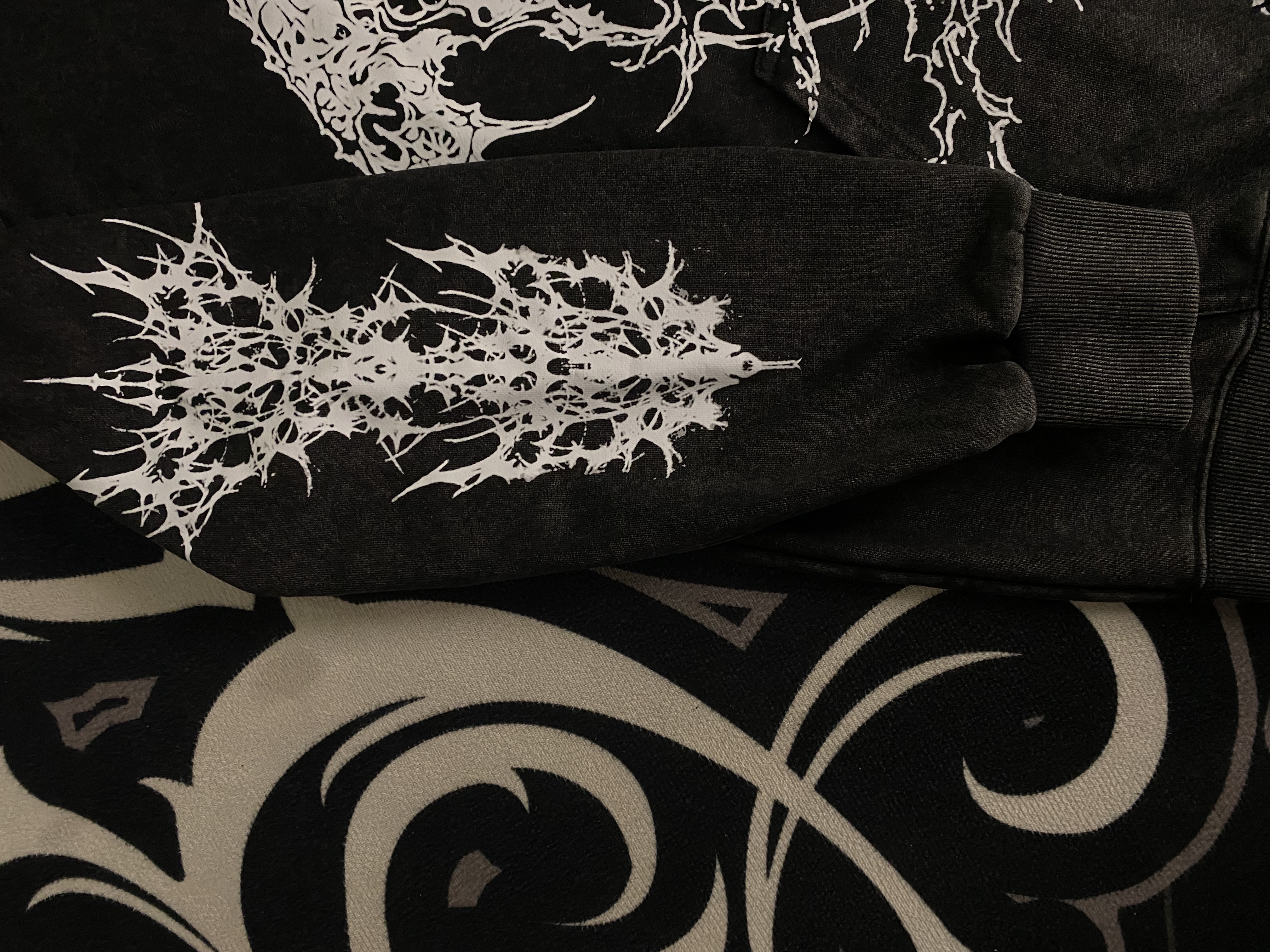 Fractal Decay Angel Hoodie