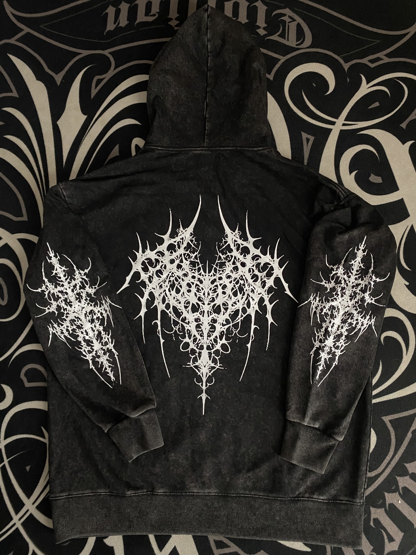 Spiked Cyber Sigilism Hoodie