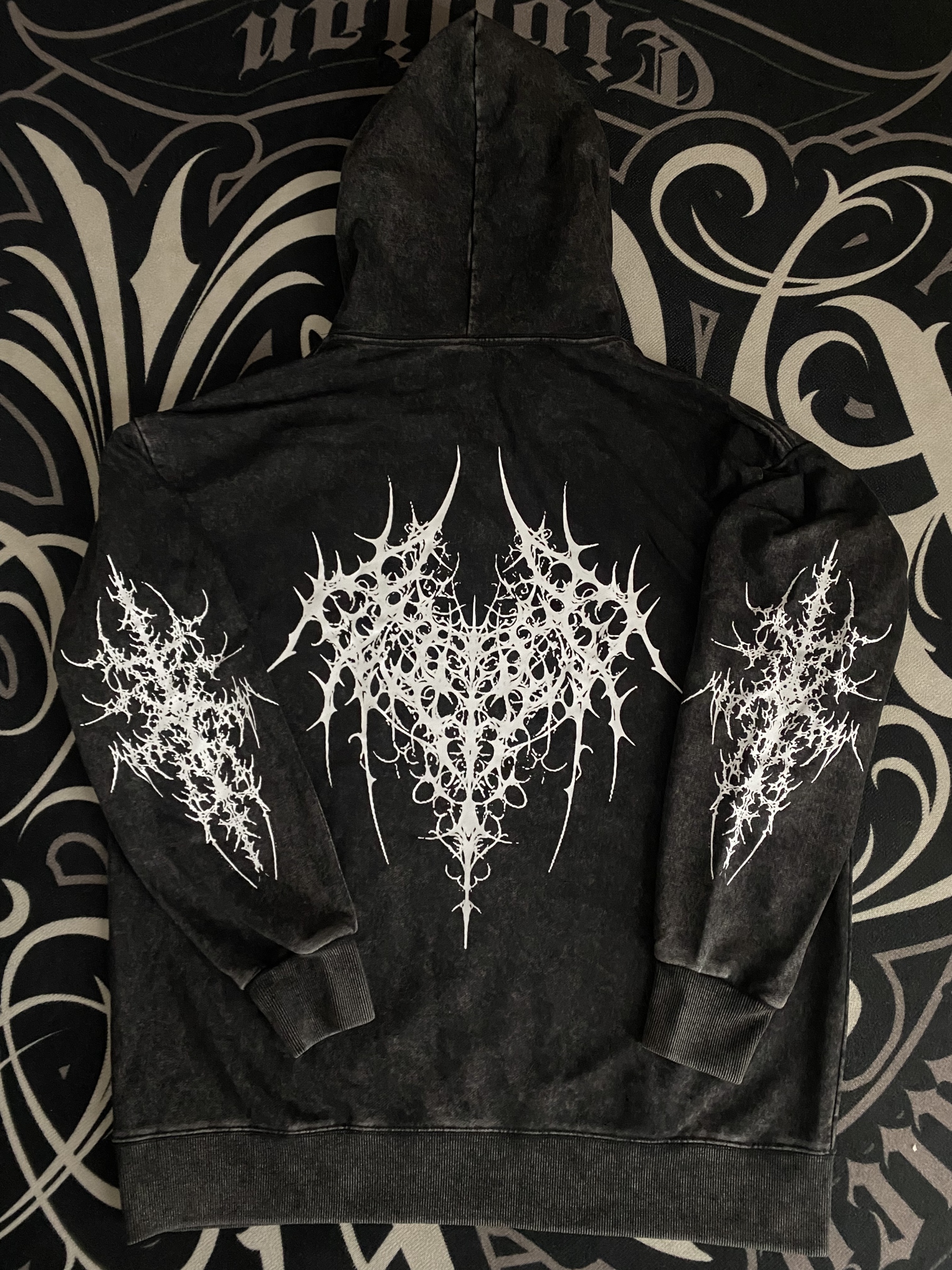 Spiked Cyber Sigilism Hoodie