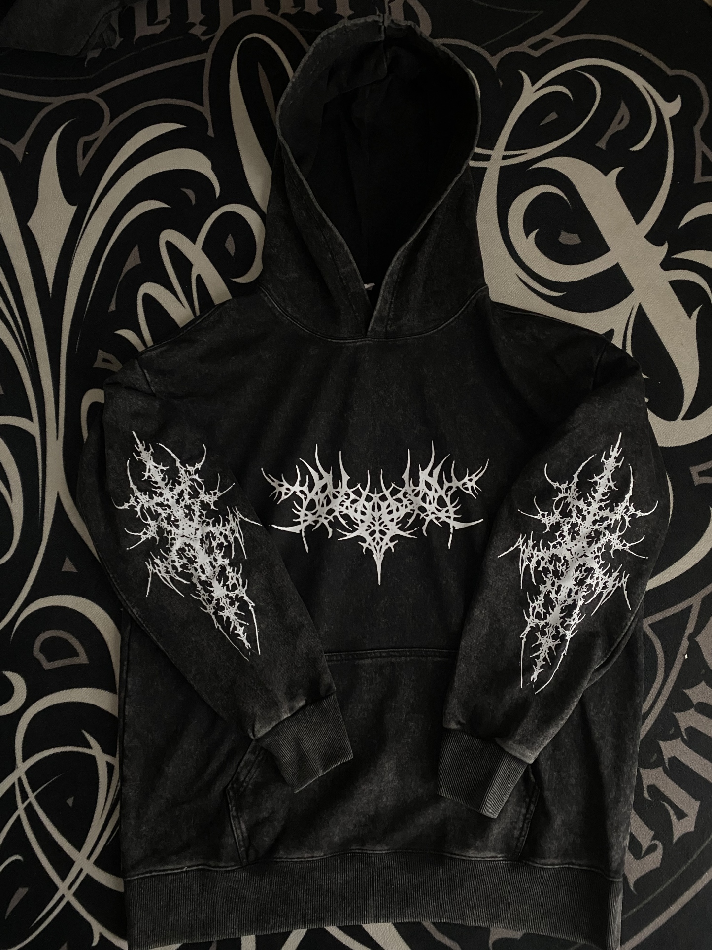 Spiked Cyber Sigilism Hoodie