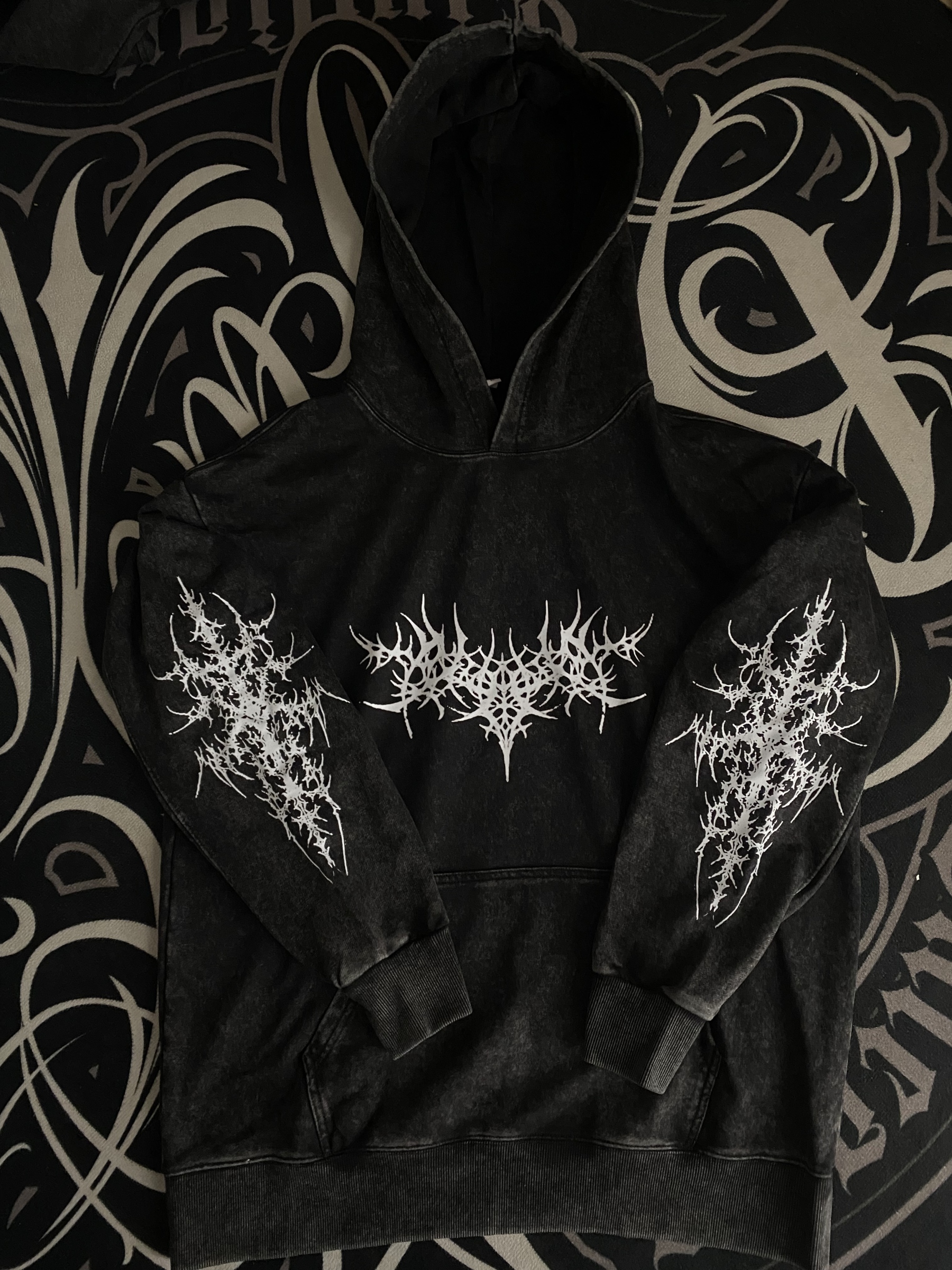 Spiked Cyber Sigilism Hoodie
