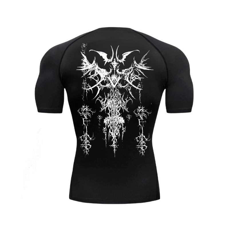 Abyssal Matrix Sigil Compression T-Shirt