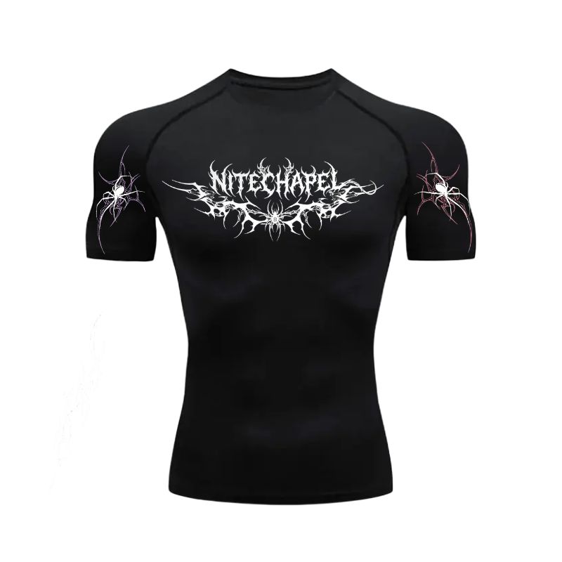 Arachnid Web Sigil Compression T-Shirt