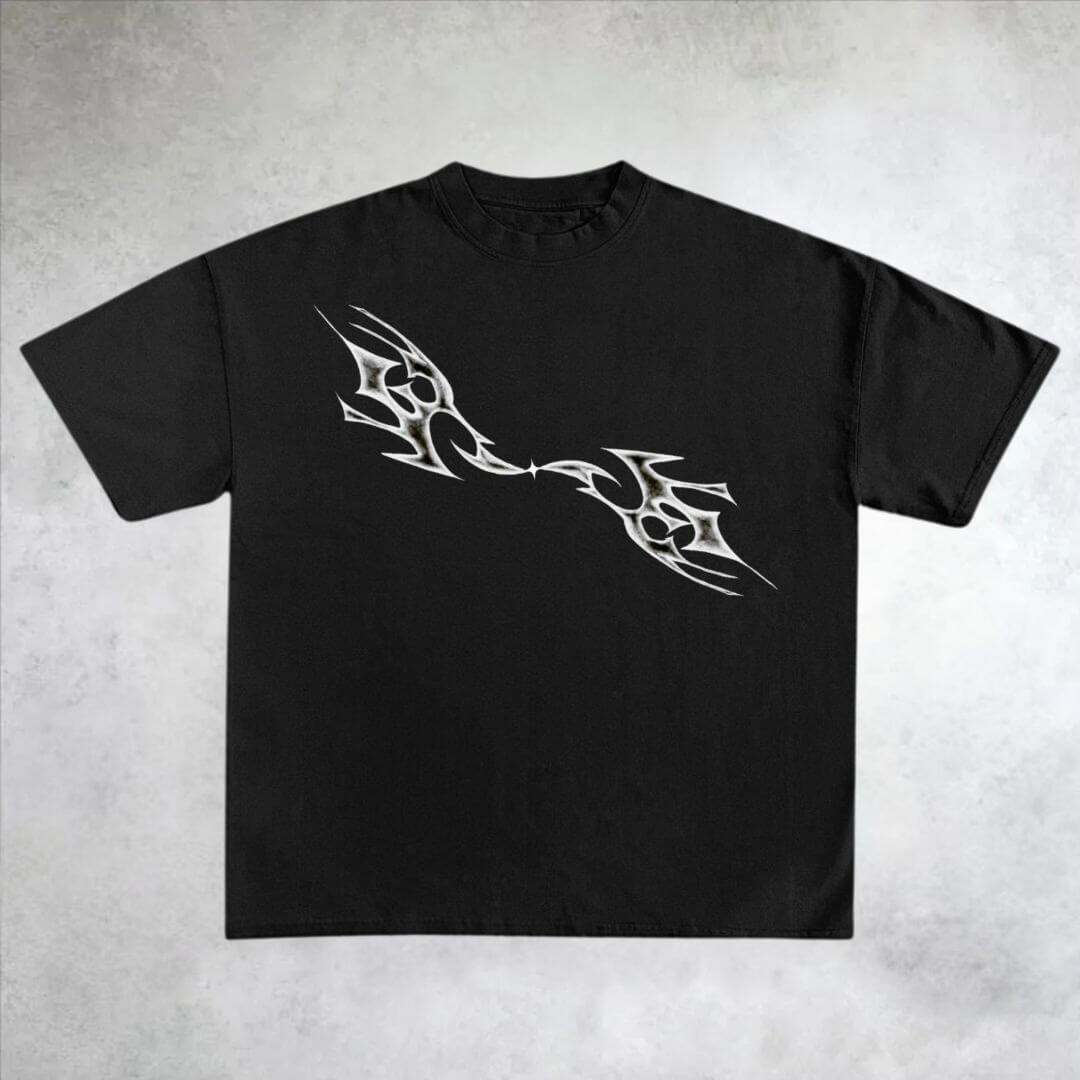 nitechapel-chrome-tribal-arch-t-shirt-black-front
