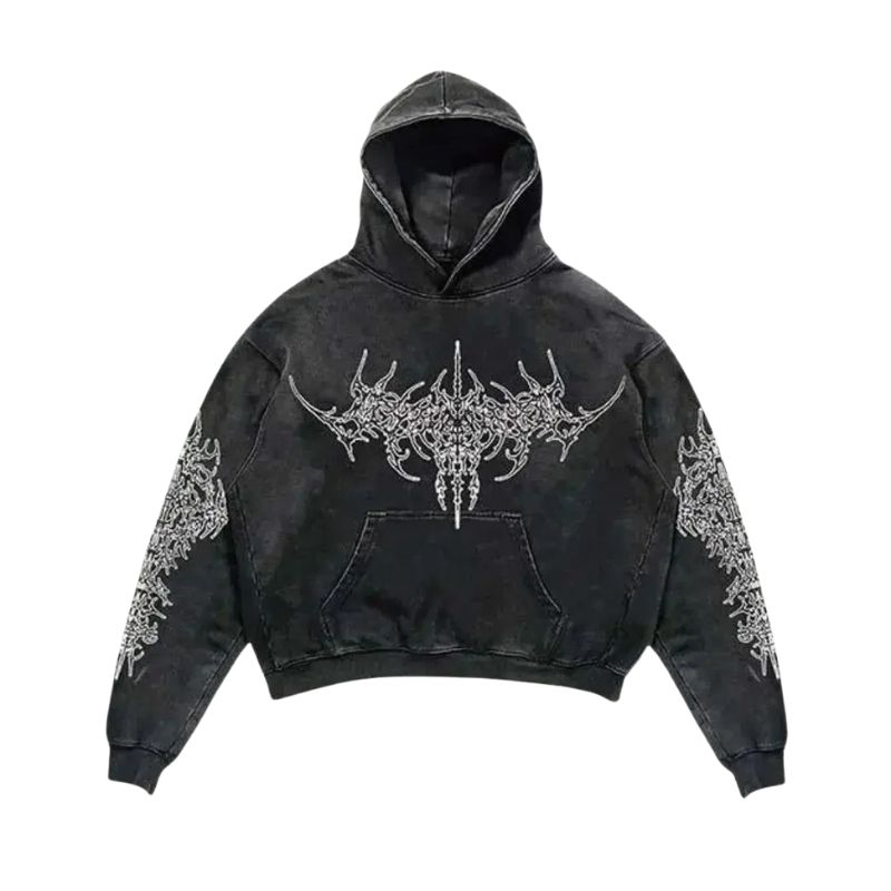 nitechapel-cyber-sigil-spine-hoodie-washed-black-front