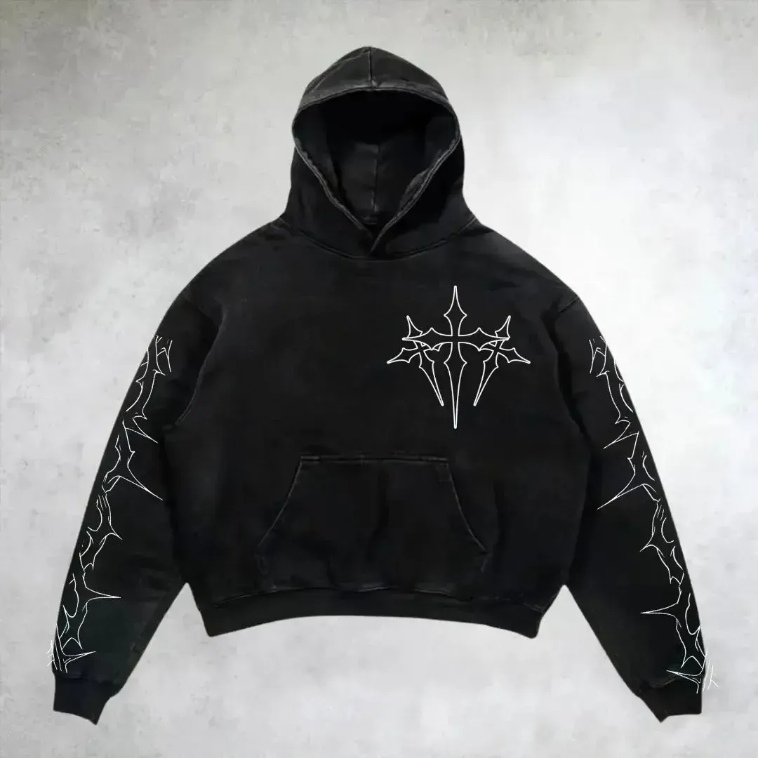 nitechapel-cyber-sigilism-cross-back-print-hoodie-washed-black-front