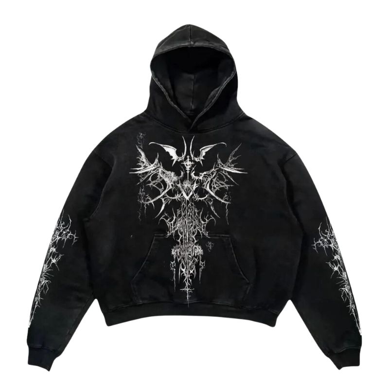 nitechapel-cyber-sigilism-dagger-hoodie-black-front