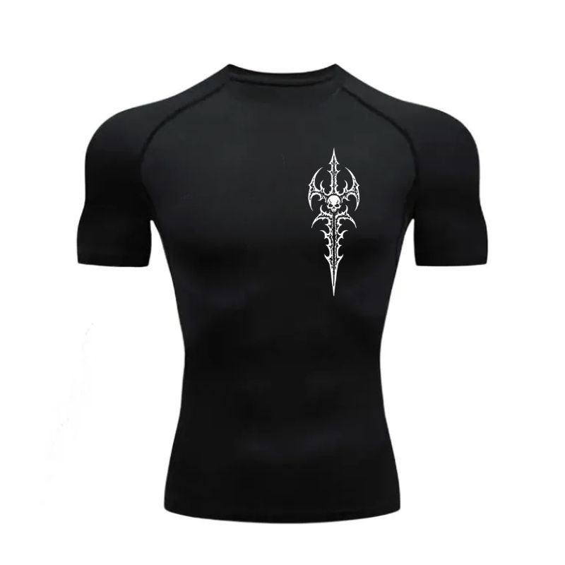 nitechapel-cyber-skull-trident-compression-t-shirt-black-front