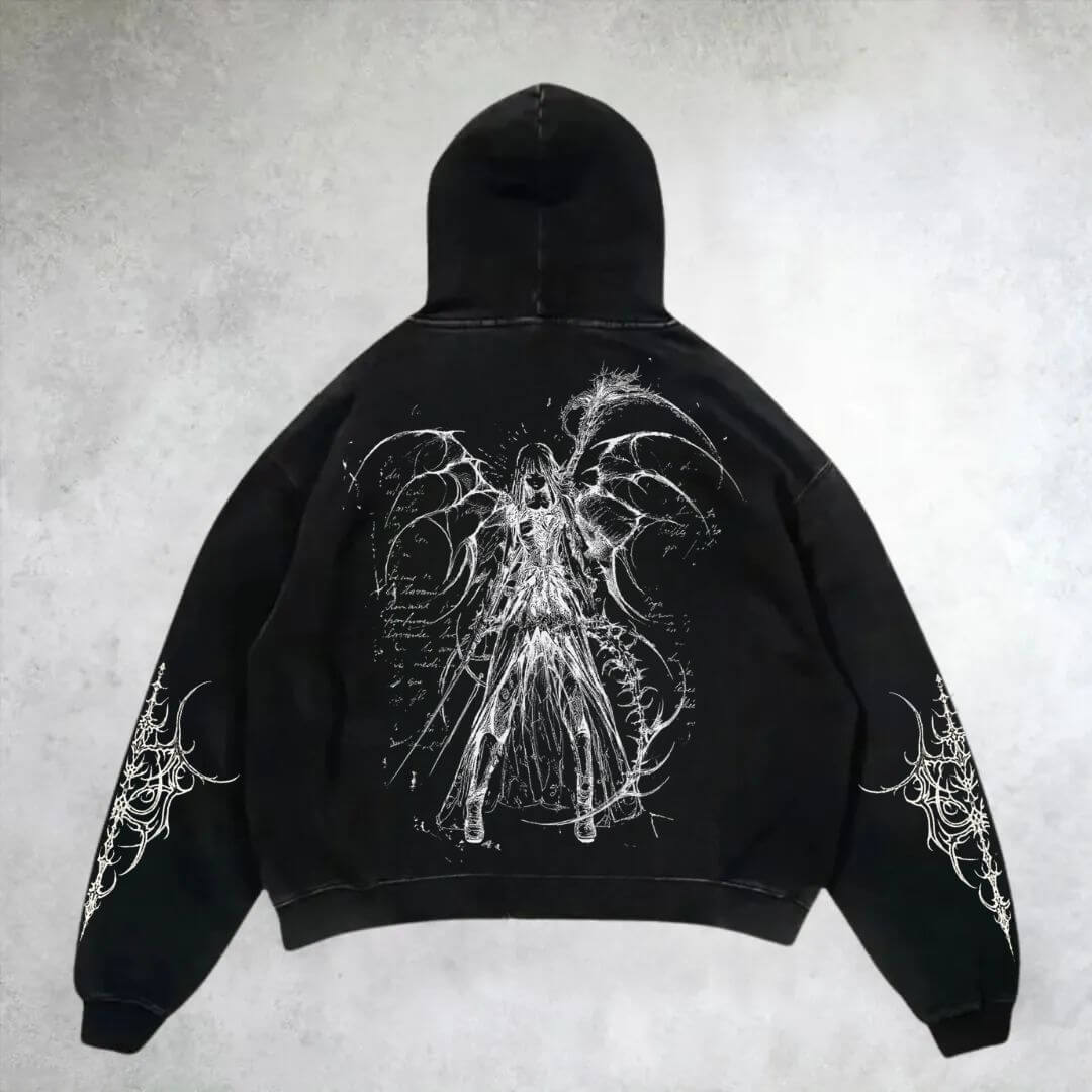 nitechapel-dark-anime-angel-cyber-hoodie-washed-black-back