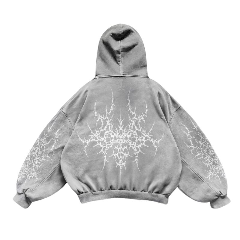 nitechapel-gothic-fractal-cyber-totem-hoodie-gray-back