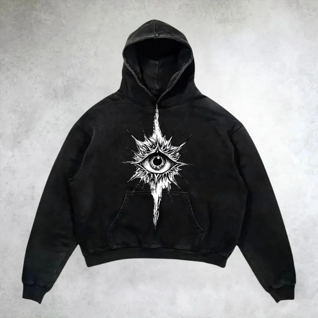 nitechapel-fractal-providence-eye-hoodie-washed-black-front