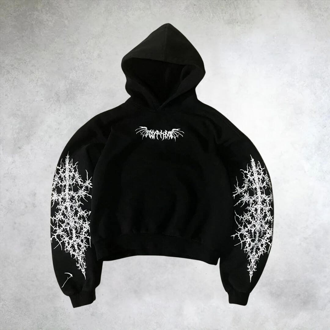 nitechapel-fractal-seraph-decay-hoodie-washed-black-front