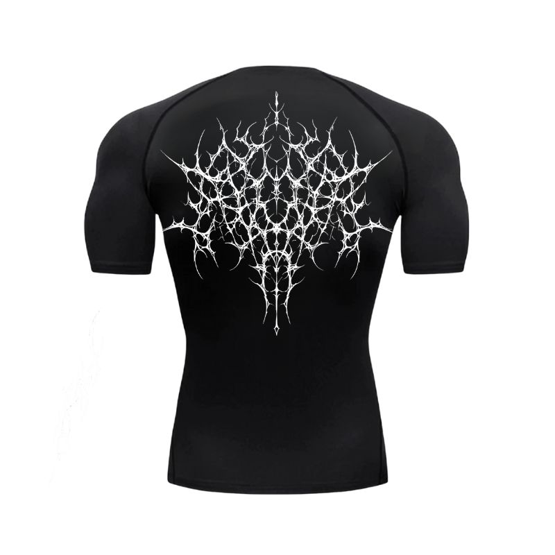 Fractal Sigil Weaver Compression T-Shirt