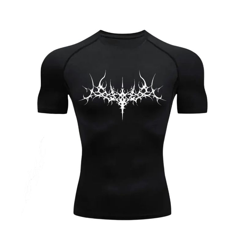 Fractal Sigil Weaver Compression T-Shirt