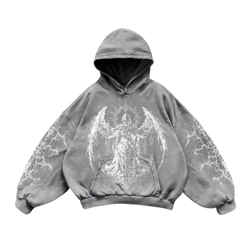 nitechapel-fractal-winged-sentinel-hoodie-washed-gray-front