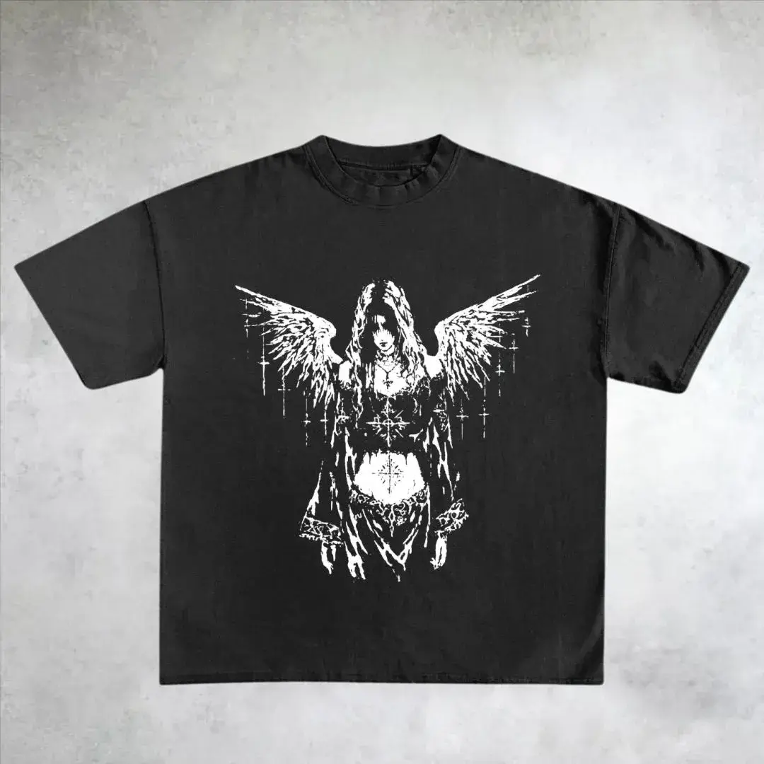 Gothic Angel Portrait Hoodie