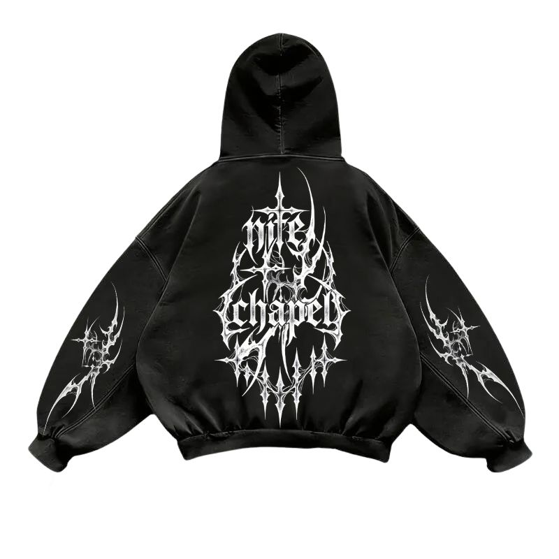 nitechapel-gothic-starburst-cross-washed-hoodie-vintage-black-back