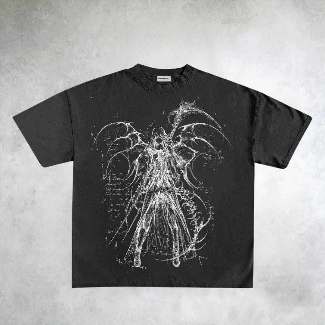 nitechapel-sketch-angel-archive-t-shirt-black-front