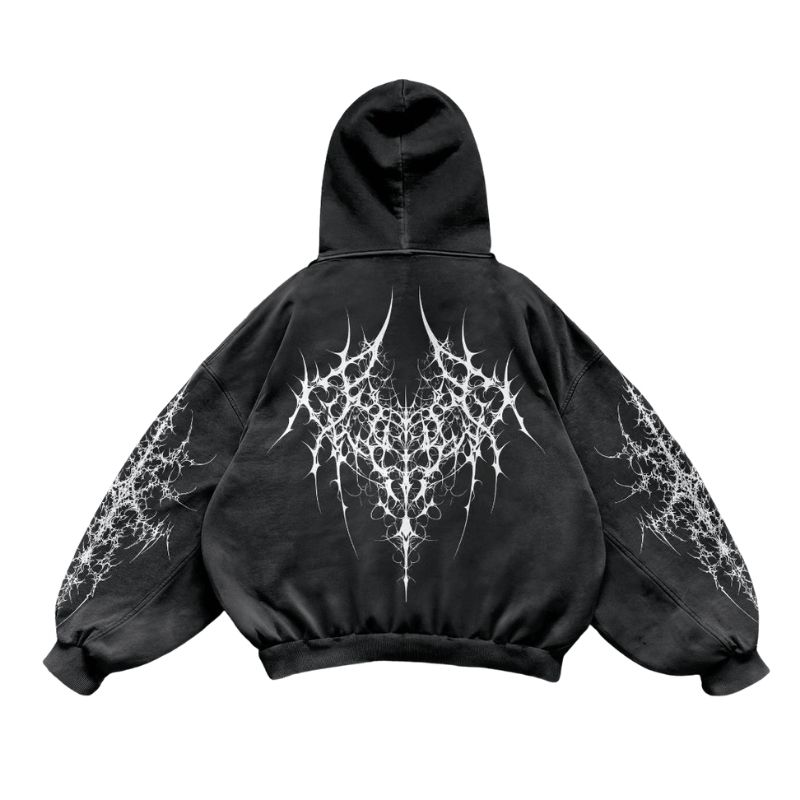 nitechapel-spiked-cyber-sigilism-hoodie-washed-black-back