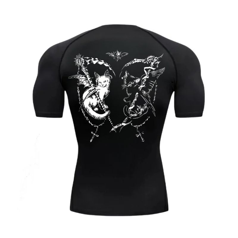 nitechapel-twin-grim-feline-compression-t-shirt-black-back