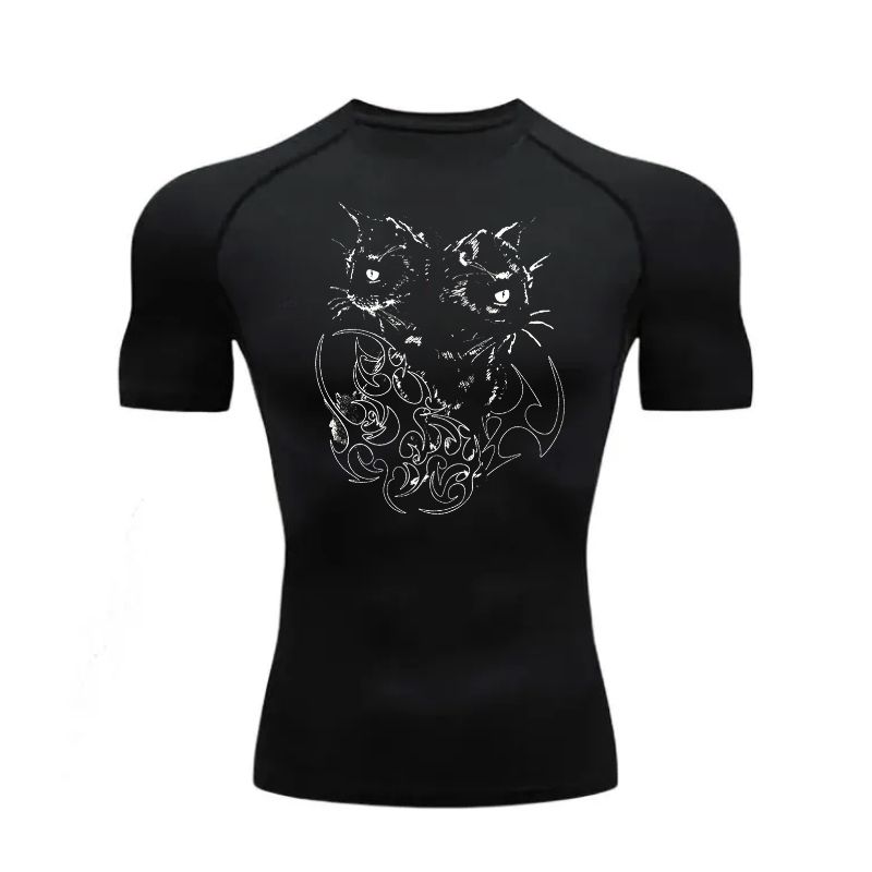nitechapel-twin-grim-feline-compression-t-shirt-black-front