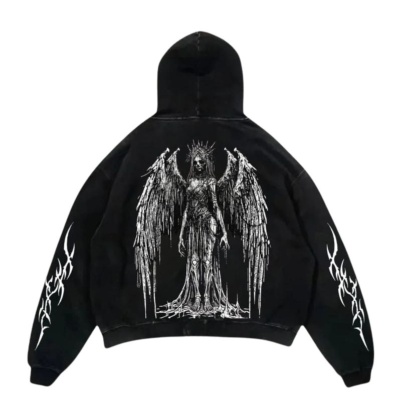 nitechapel-withered-dark-angel-hoodie-washed-black-back