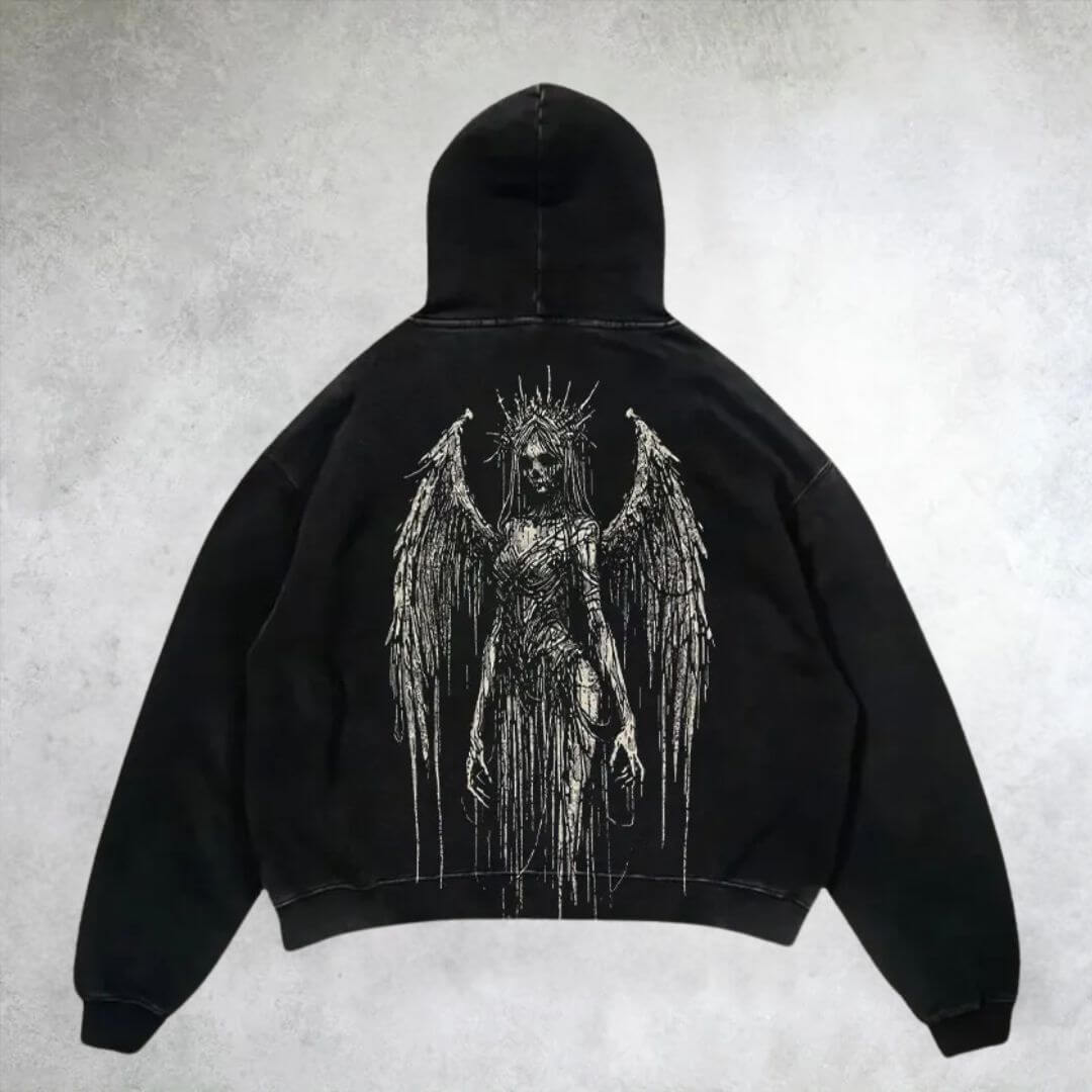 nitechapel-withered-dark-angel-hoodie-washed-black-back