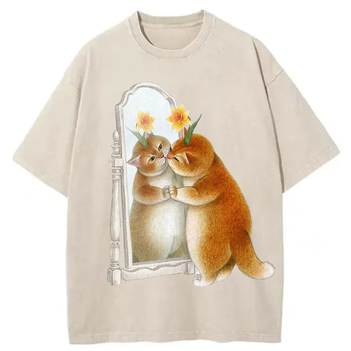 Chillteelab™ | Look In The Mirror Washed T-Shirt