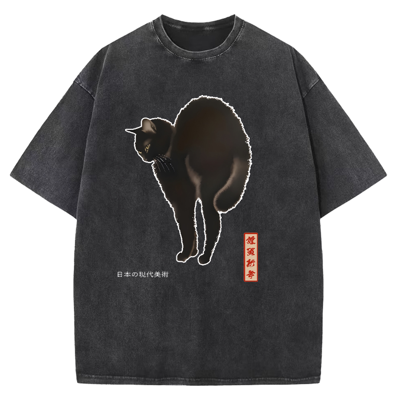 Cuddlefurry™ | Cat Vintage Washed T-Shirt