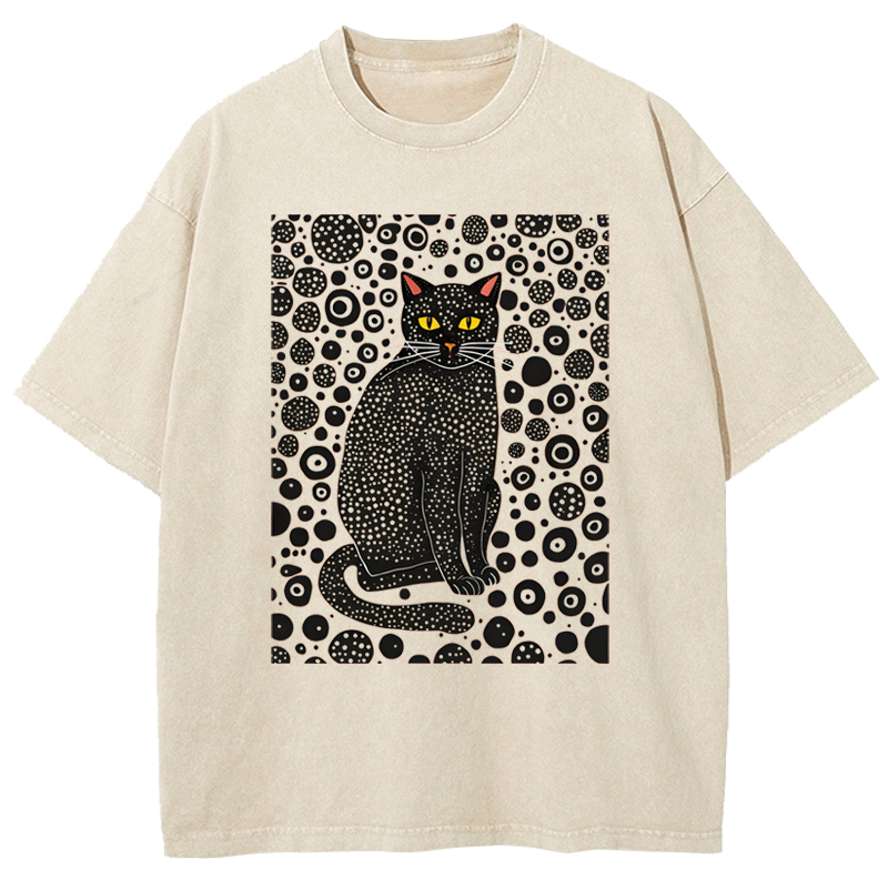 Cuddlefurry™ | Cat Vintage Washed T-Shirt