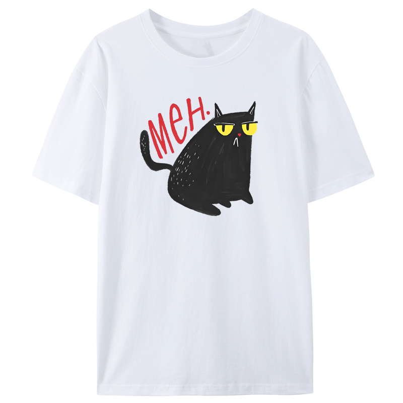 Cuddlefurry™ | Hand Drawn Black Cat Classic T-Shirt