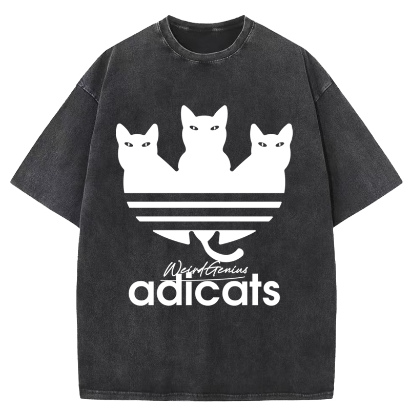 Cuddlefurry™ | Adicats Washed T-Shirt