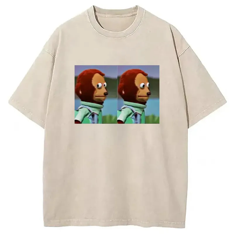 Chillteelab™ | Monkey Puppet Washed T-Shirt