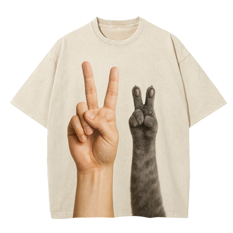 Chillteelab™ | Victory Pose Washed T-Shirt
