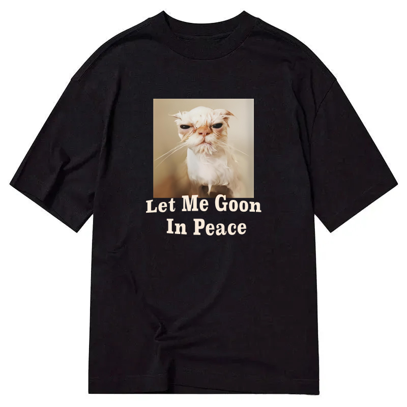 Chillteelab™ | Funny Let Me Goon Cat Meme Classic Shirt