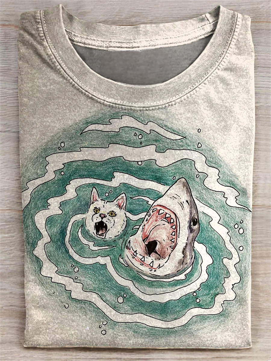 Funny Print Casual T-shirt