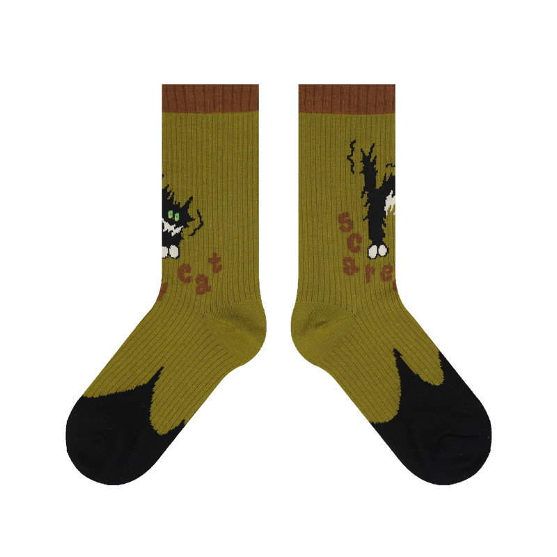 ADORABLE CAT CARTOON COTTON SOCKS