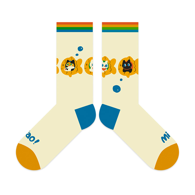 ADORABLE CAT CARTOON COTTON SOCKS