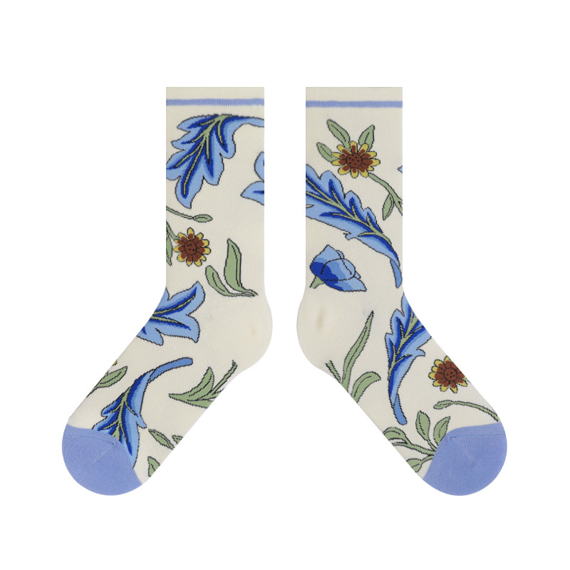 FLORAL COTTON SOCKS