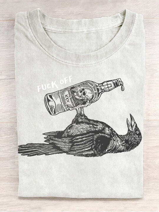 Funny Print Casual T-shirt