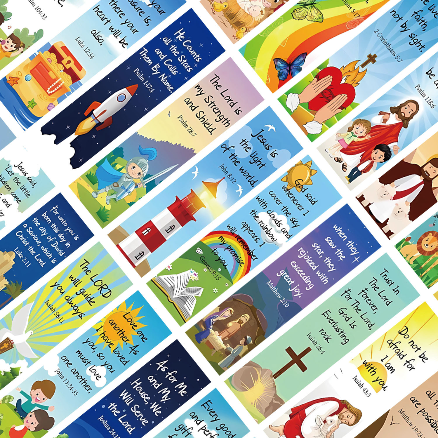 New Church Bookmarks 30PCS