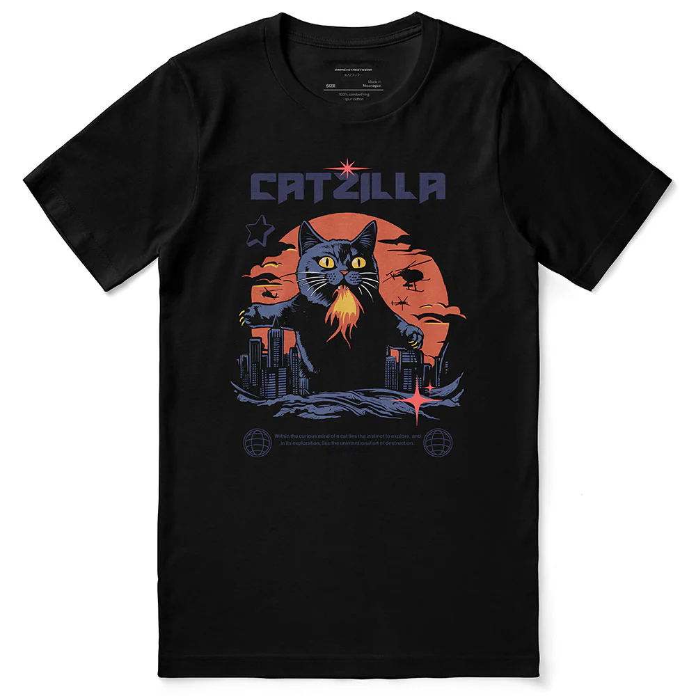 Cuddlefurry™ | Catzilla Big Cat Classic T-Shirt