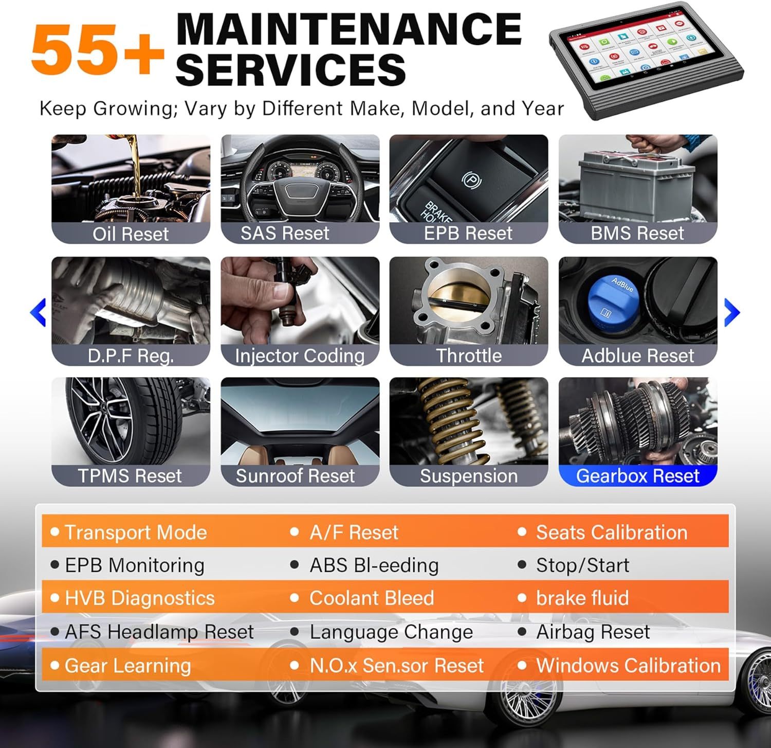 [Topology Mapping] Launch X431 PRO3 V+ 5.0 Upgraded Bidirectional Scan Tool AutoAuth for FCA SGW